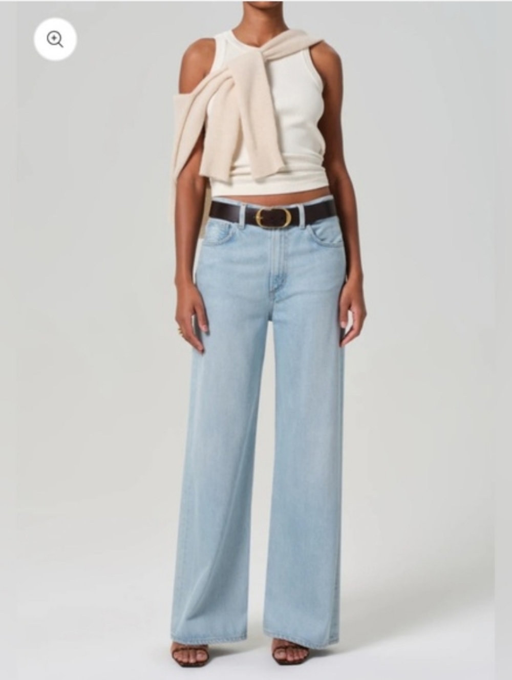 Citizens Of Humanity Paloma Baggy Jean's In Moonbeam 30 NWT